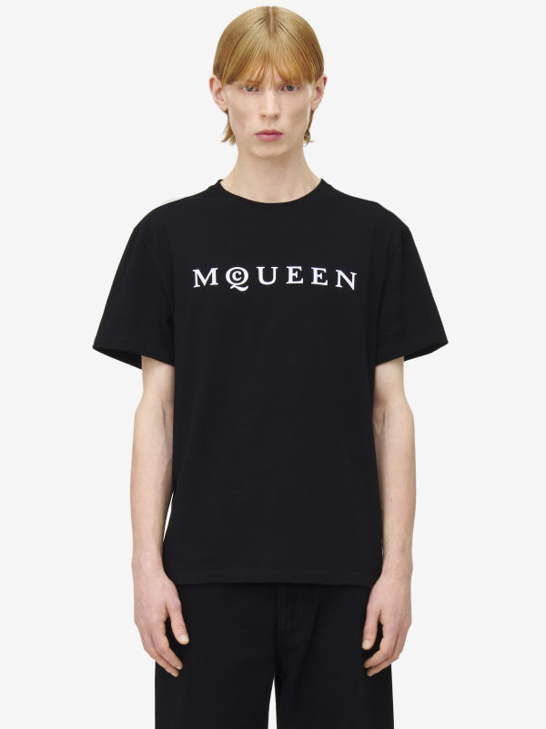ALEXANDER MCQUEEN - McQueen Logo T-shirt - Item 828420QTADD0449